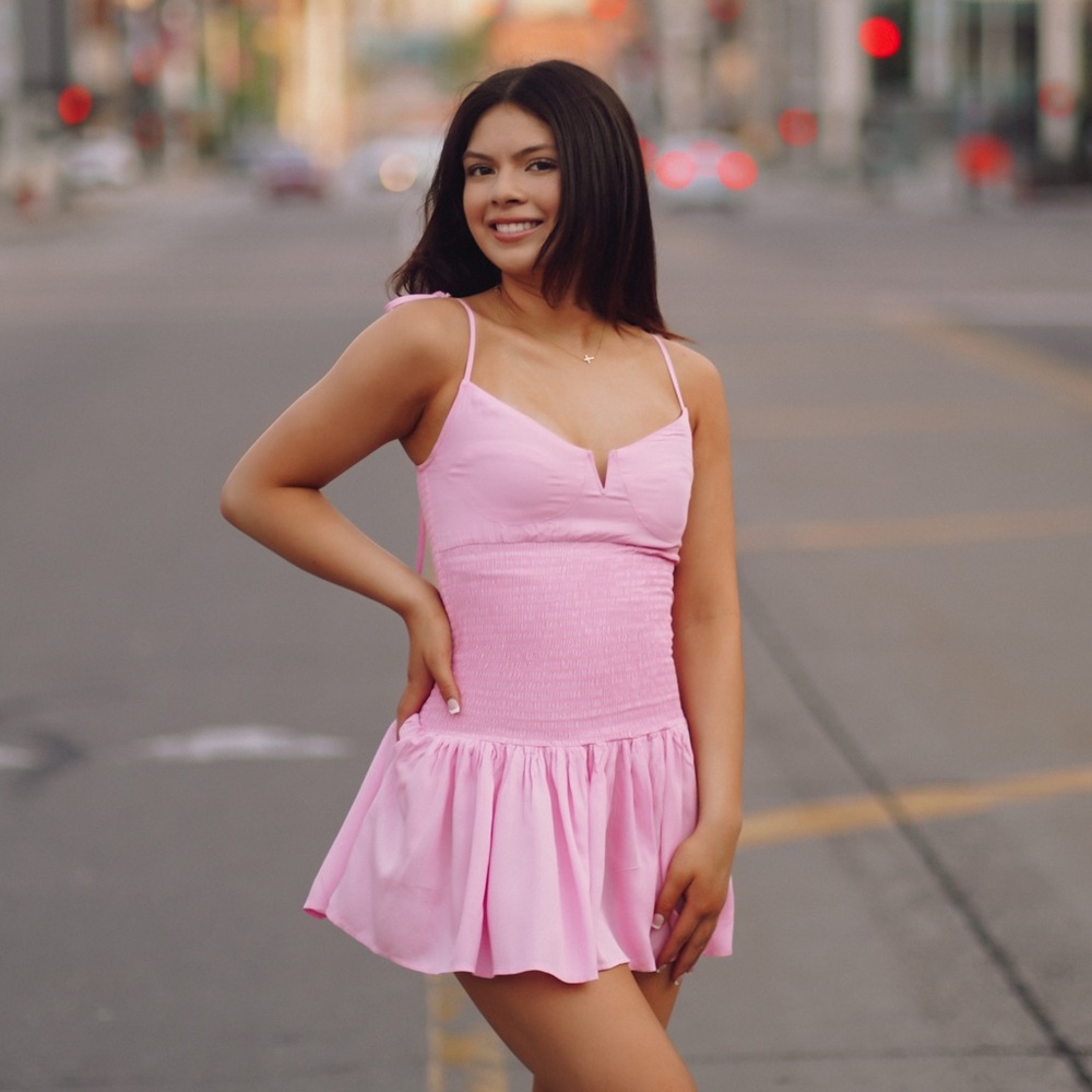 Pink Isabelle’s Cabinet Mini Dress